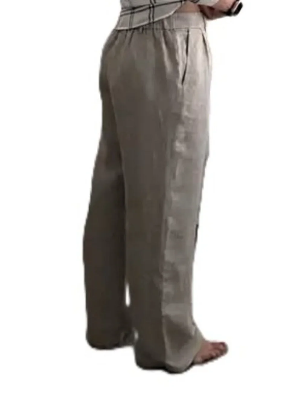 QUINCE 100% European Linen Pleated Trouser